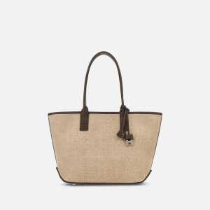 Borsa Shopping Hogan Address PiccolaMarrone Avorio